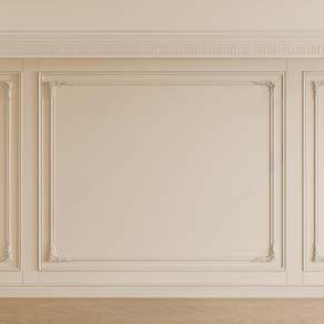 法式石膏线沙发背景3D模型下载